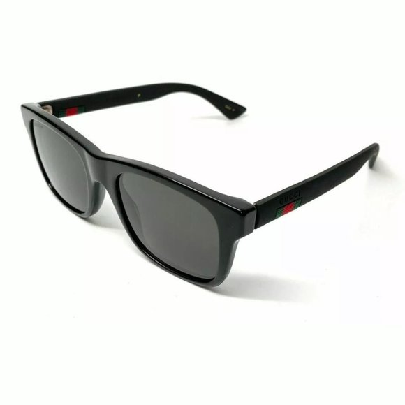 Gucci Men's Black Polarized 53mm Sunglasses